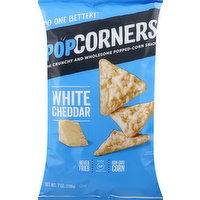 PopCorners Popped-Corn Snacks, White Cheddar, 7 Ounce