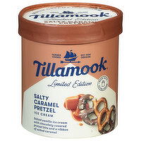 Tillamook Ice Cream, Salty Caramel Pretzel - 1.5 Quart