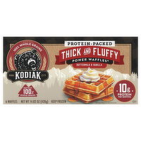 Kodiak Protein-Packed Thick and Fluffy Buttermilk & Vanilla Power Waffles - 6 Each