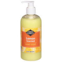 First Street Hand Soap, Lemon Scented, 16 Fluid ounce