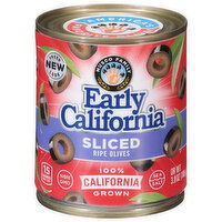 Early California Olives, Ripe, Sliced, 3.8 Ounce