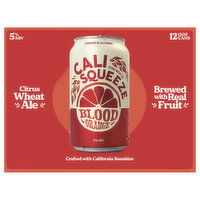 Cali Squeeze Beer, Citrus Wheat Ale, Blood Orange - 12 Each