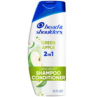 Head & Shoulders 2 in 1 Dandruff Shampoo and Conditioner, Green Apple