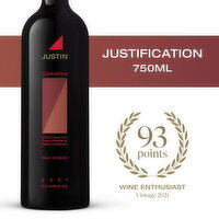 JUSTIN JUSTIFICATION Red Blend Wine - 750 Millilitre