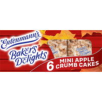 Entenmann's Crumb Cakes, Apple, Mini - 6 Each