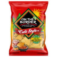 On the Border Cafe Style salt Tortilla Chips - 11 Ounce