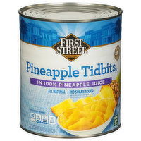 First Street Pineapple Tidbits, 107 Ounce