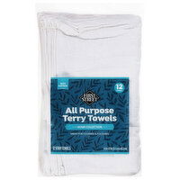 First Street All Purpose Home Collection Terry Towels - 12 Each