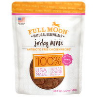 Full Moon Jerky Chicken Recipe Minis Dog Treats - 12 Ounce