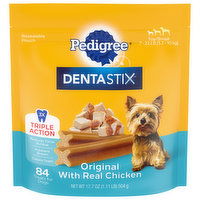 Pedigree Dog Treat, Original with Real Chicken, Toy/Small, 7-22 lb (3.2 - 10 kg) - 84 Each