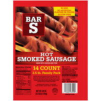 Bar S Hot Smoked Sausage