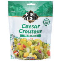 First Street Croutons, Caesar, Homestyle, 5 Ounce