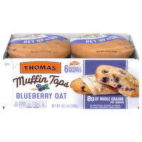 Thomas' Muffin Tops, Blueberry Oat, 6 Each