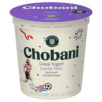 Chobani Lowfat Plain Greek Yogurt - 32 Ounce