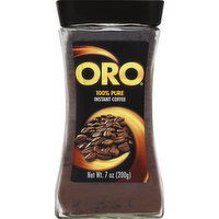 ORO Instant Coffee, 100% Pure - 7 Ounce