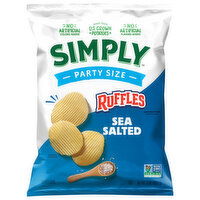 Ruffles Sea Salted Potato Chips Party Size - 13 Ounce