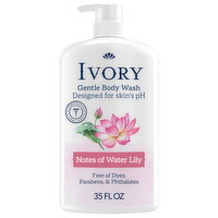 Ivory Gentle Body Wash, Water Lily Scent - 35 Fluid ounce