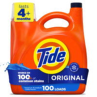 Tide Liquid Detergent, Original 100 lds - 132 Fluid ounce