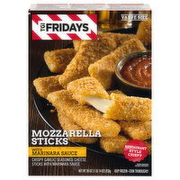 TGI Fridays Mozarella Sticks, with Marinara Sauce, Value Size, 30 Ounce