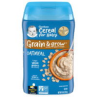 Gerber Oatmeal, Grain & Grow, Supported Sitter (1st Foods), 8 Ounce