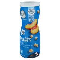 Gerber Puffs, Peach - 1.48 Ounce