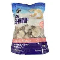 Shrimp 16/20 Raw Tail-On - 2 Pound