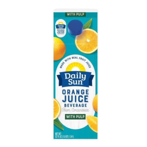Daily Sun Orange Juice Drink - With Pulp
