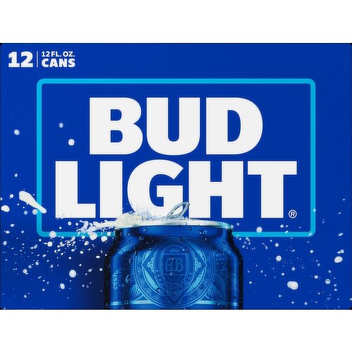 Bud Light Beer, 12 Pack, 12 fl oz Cans