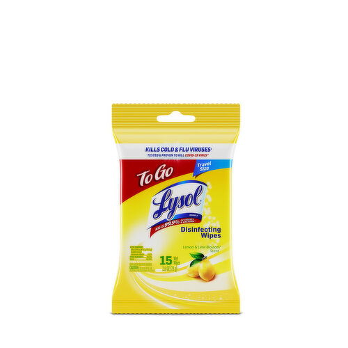 Lysol On The Go Disinfecting Wipes