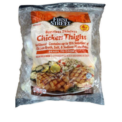 First Street Boneless Chicken Thigh