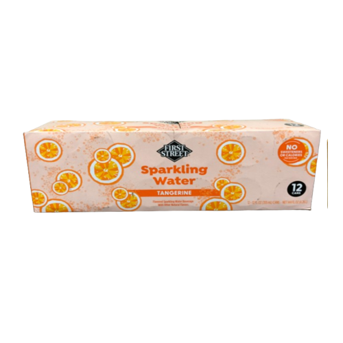 First Street Tangerine Sparkling Water