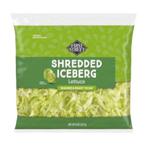 First Steet Shredded Iceberg Lettuce