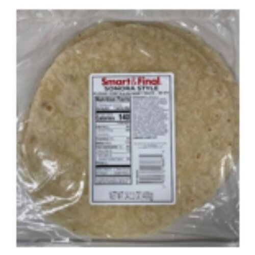 Sonora Style 8 in Soft Taco Flour Tortilla