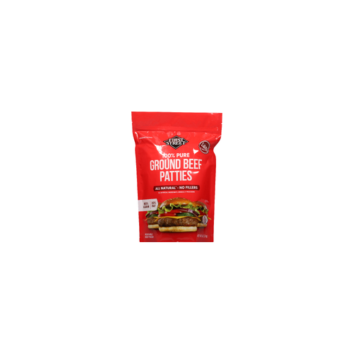 First Street Beef, Ground, 80/20, Patties