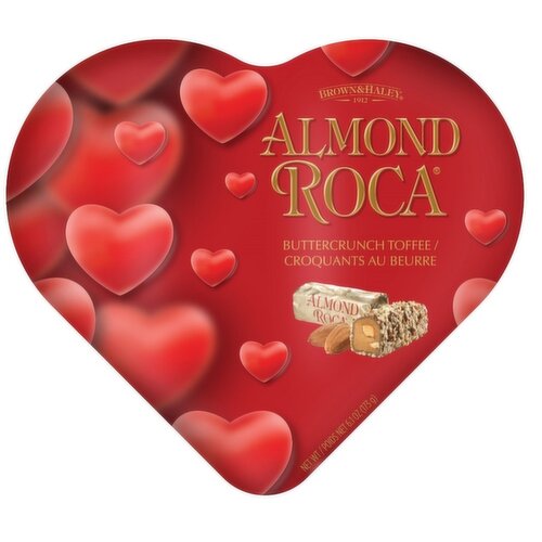 Brown & Haley Almond Roca Heart Tin
