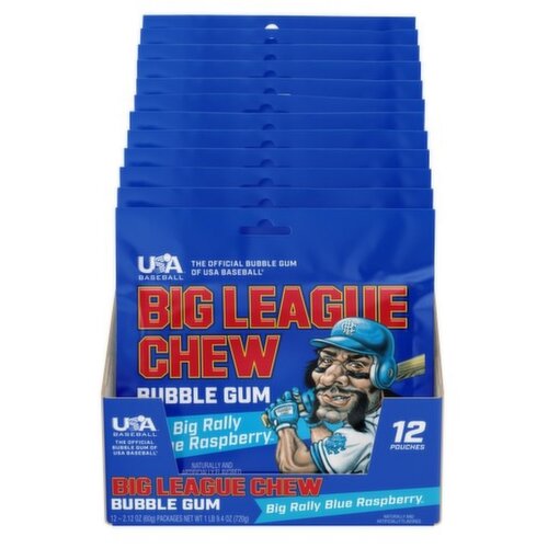 Big League Chew Blue Rasberry