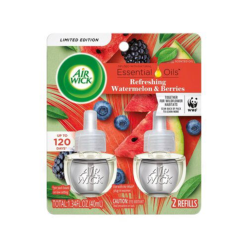 AIR WICK Scented Oil Ref FrWtrm&Brs