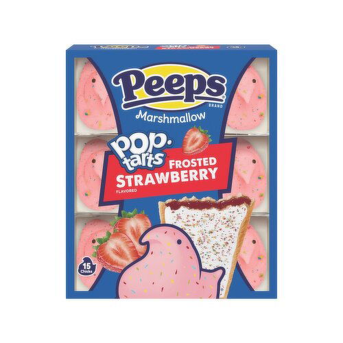 Peeps Frosted Strawberry Pop Tarts Flavored Chicks