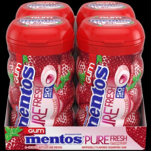 Mentos Red Fruit Lime Tropical Gum