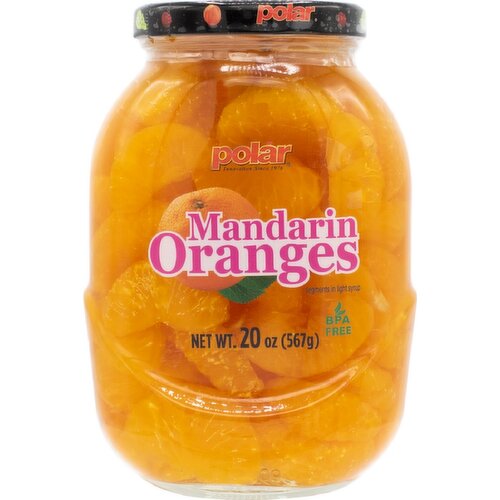 Polar Mandarin Oranges Light Syrup Jar
