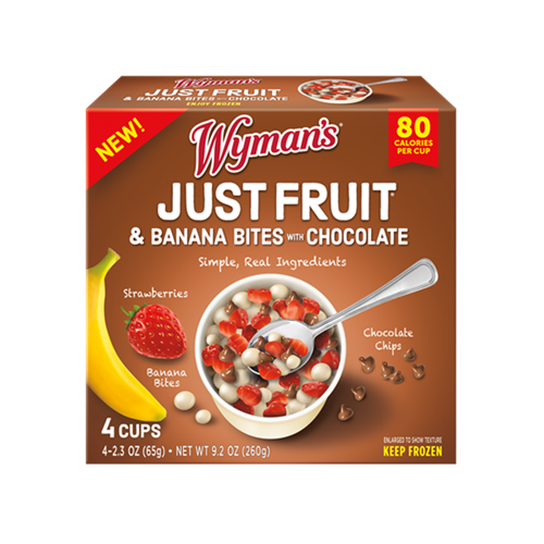 Wymans Just Fruit Banana Bites w/Chocolate