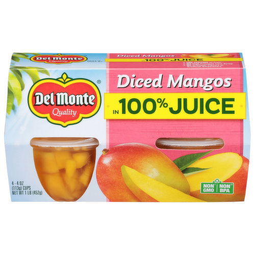 Del Monte Diced Mangos