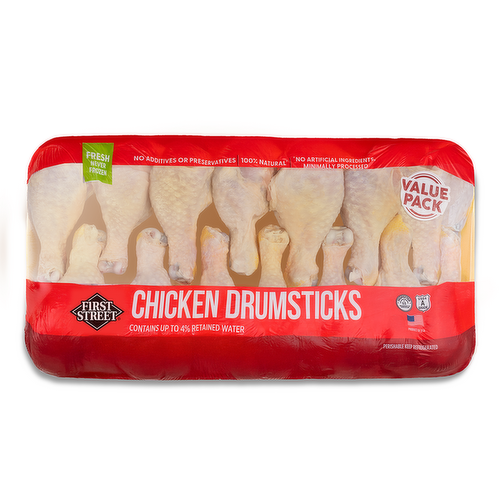 First Street Chicken Drumsticks Family Pack