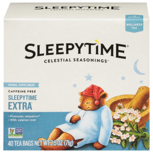 Celestial Seasonings Wellness Tea, Caffeine Free, Tea Bags Image 1 of 6