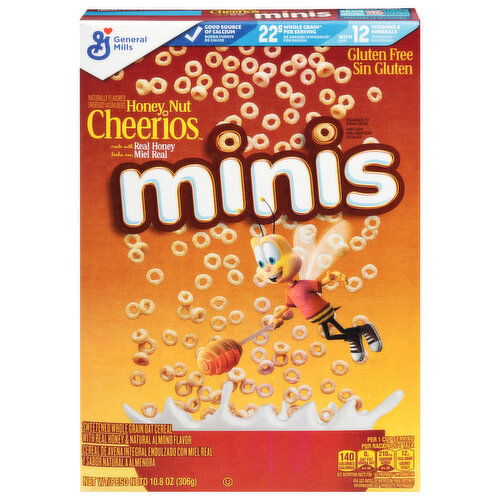 Cheerios Cereal, Honey Nut, Minis