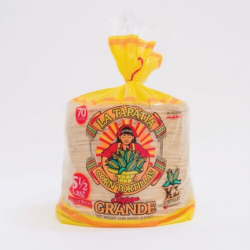 La Tapatia Super Grande Corn Tortillas