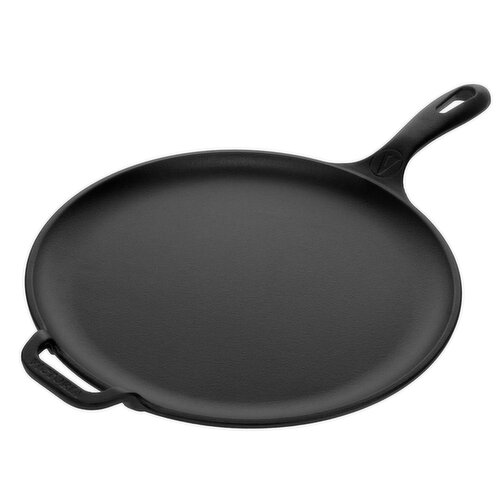 Victoria Cast Iron 12in Comal W/Handle-Seasoned