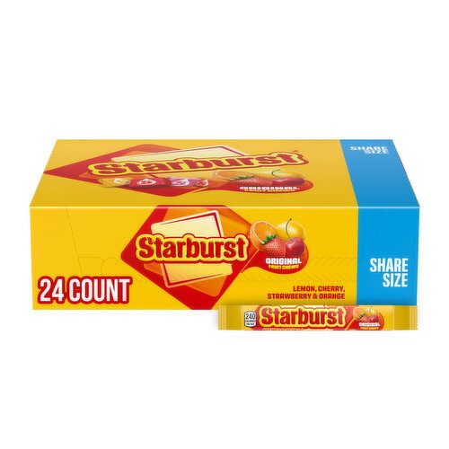 Starburst Starburst, Original Fruit Chews Candy, Sharing Size, 24 ct Image 1 of 11