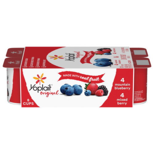 Yoplait Low Fat Mountain Blueberry/Mixed Berry Yogurt