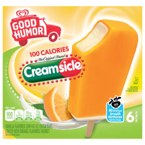 Good Humor Low Fat Vanilla Flavored Ice Cream Bars Image 1 of 6